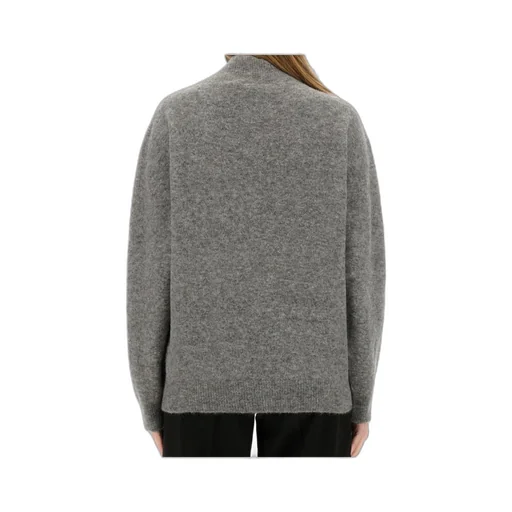 High-Neck Knitted Jumper