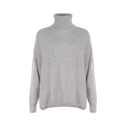 Long Sleeved Turtleneck Knitted Jumper