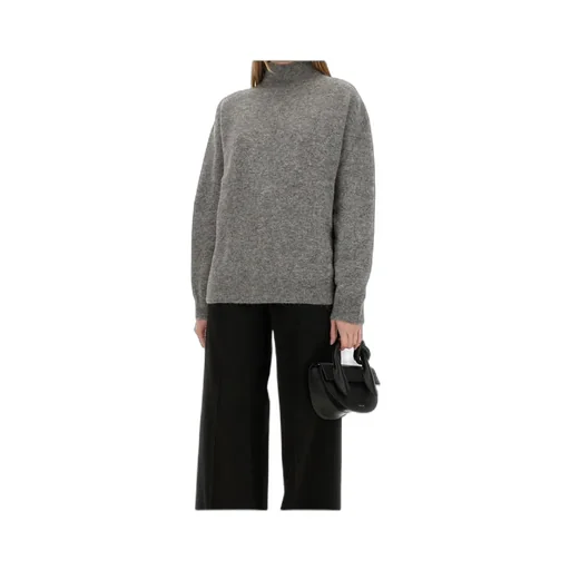High-Neck Knitted Jumper