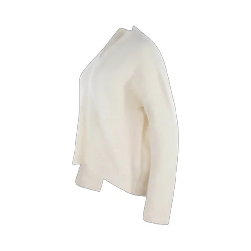 V-Neck Long Sleeved Knitted Jumper