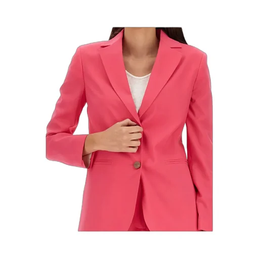 Single-Breasted Buttoned Blazer