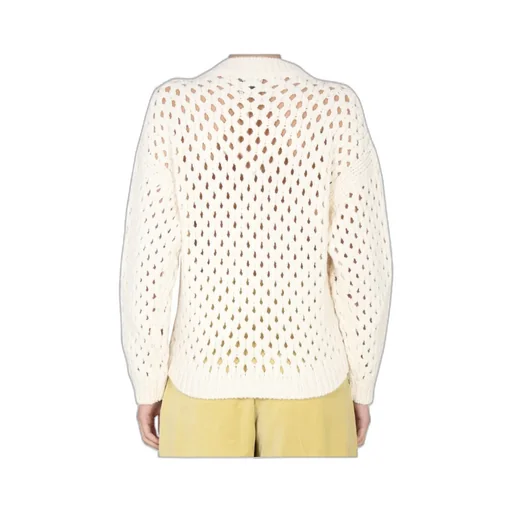Long Sleeved Crewneck Knitted Jumper