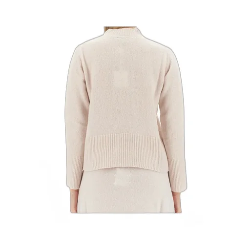 Mock-Neck Knitted Jumper