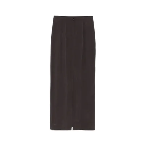 Silk Midi Skirt