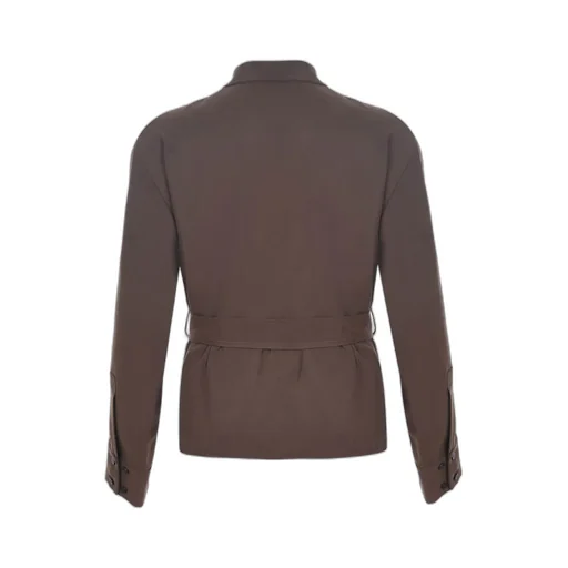 Buttoned Belted Top