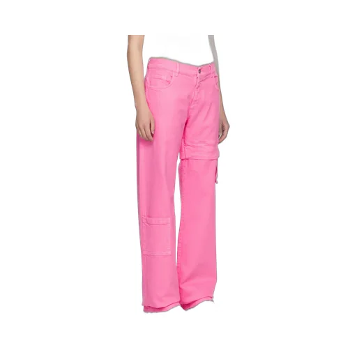 Oversized Denim Cargo Jeans