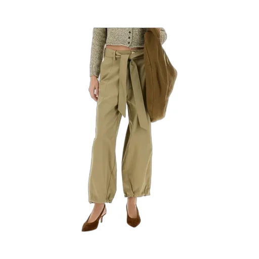 Belted Straight-Leg Trousers