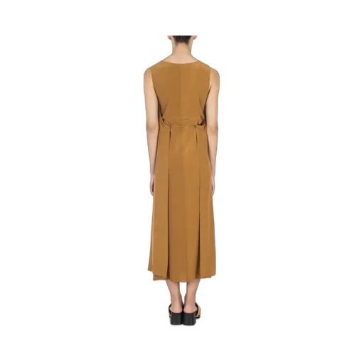 Silk Mid-Length Dress