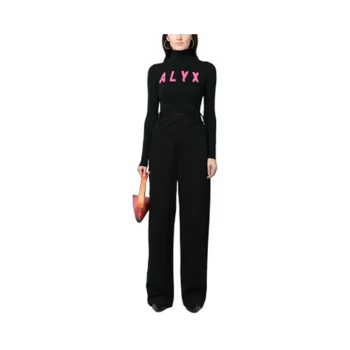 Logo Intarsia Turtleneck Jumper