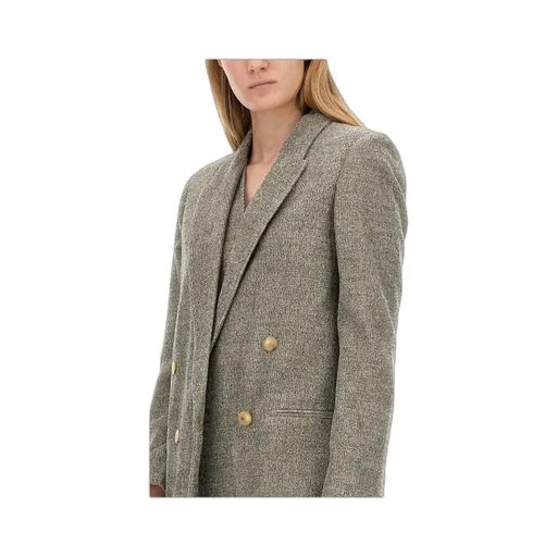 Double-Breasted Long Sleeved Blazer