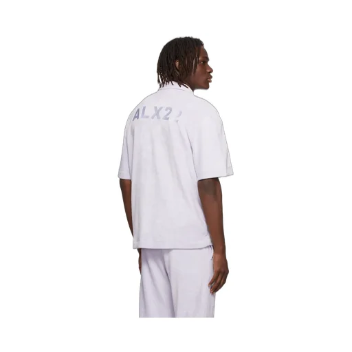 Logo Lapel Short-Sleeved Casual Jacket