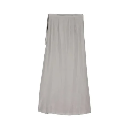 Wrap Silk Maxi Skirt