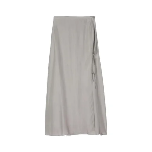 Wrap Silk Maxi Skirt