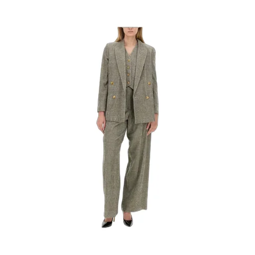Double-Breasted Long Sleeved Blazer