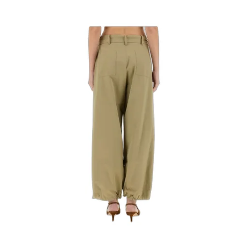Belted Straight-Leg Trousers