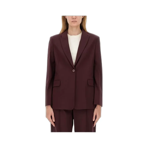 Peak-Lapels Straight Hem Blazer