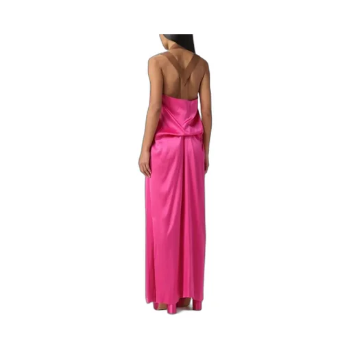 Satin Long Dress
