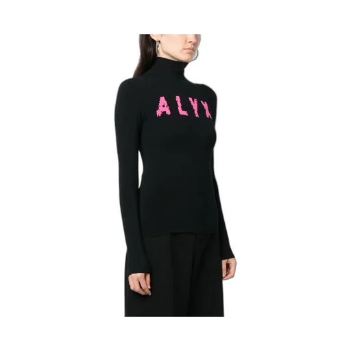 Logo Intarsia Turtleneck Jumper