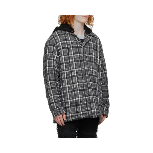 Logo Plaid-Filled Jacket