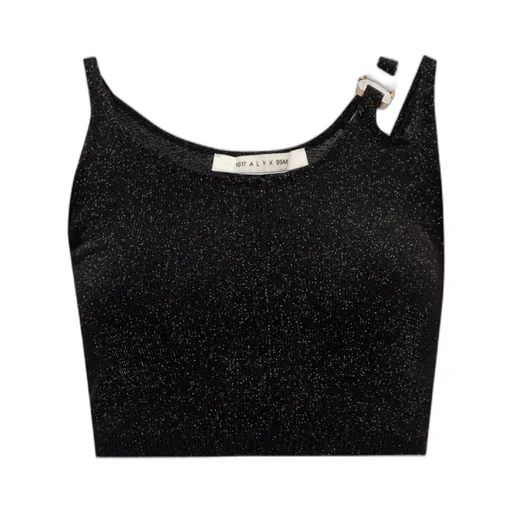 Buckle Detailed Cropped Top