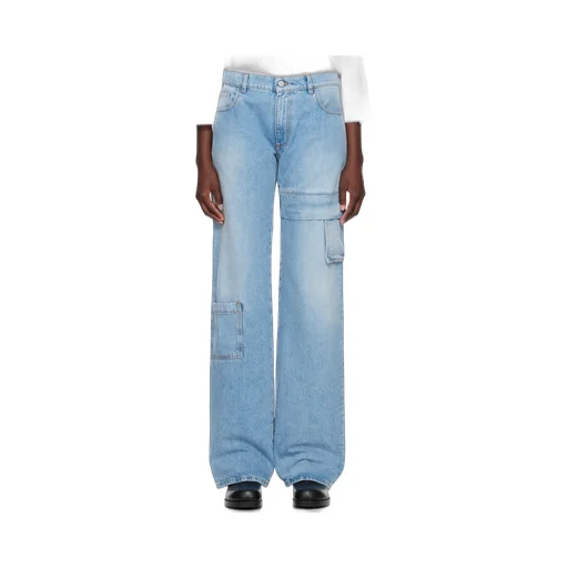 Logo Tag Cargo Jeans