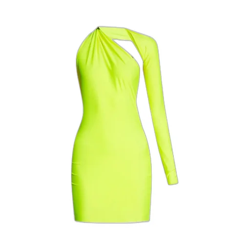 Single Sleeve Mini Dress