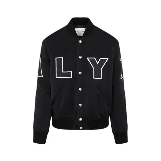Logo Patch Embroidered Varsity Jacket