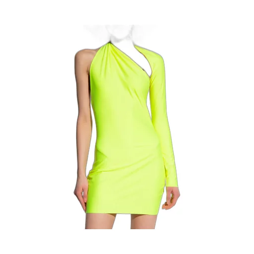 Single Sleeve Mini Dress