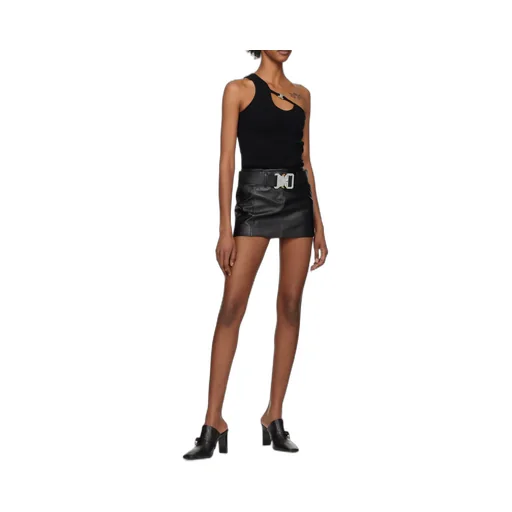 Belted Mini Skirt