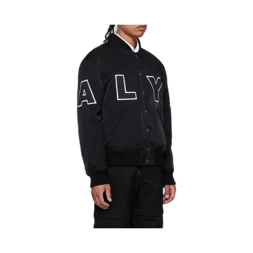 Logo Patch Embroidered Varsity Jacket