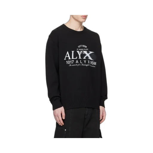 Logo Printed Crewneck Sweater