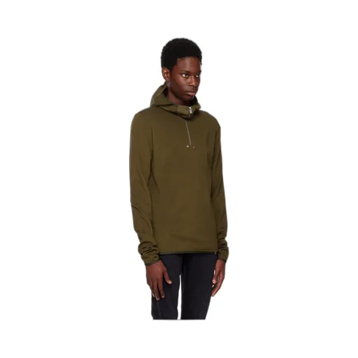 Half-Zipper Hooded Hoodie