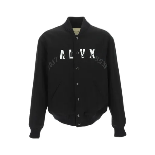 Logo Printed Varsity Jacket