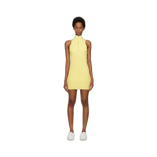 Logo Zipper Dress