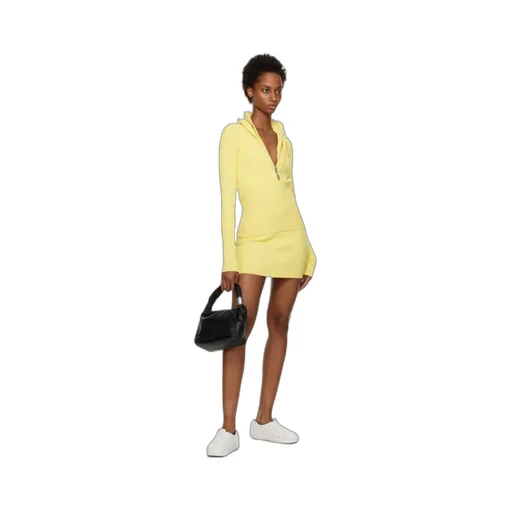 Logo Zipper Dress