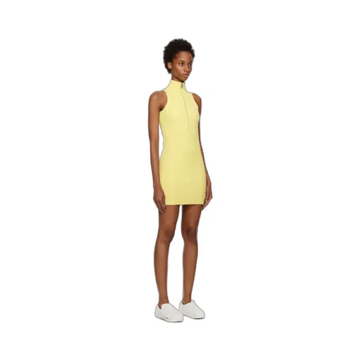 Logo Zipper Dress