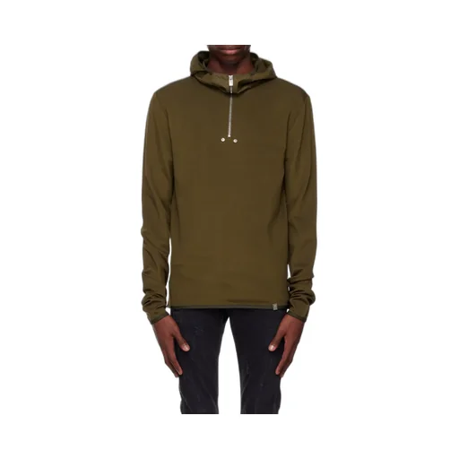 Half-Zipper Hooded Hoodie