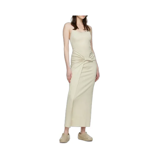 Knot-Detail Halterneck Dress