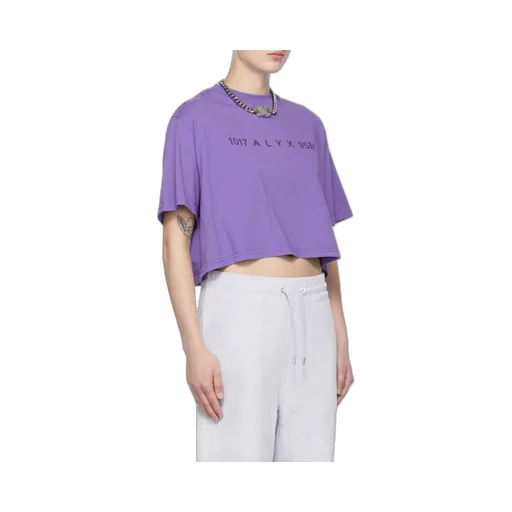 Logo-Print Cropped T-Shirt