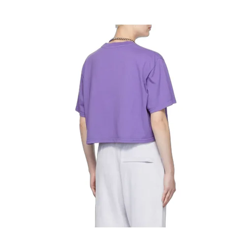 Logo-Print Cropped T-Shirt