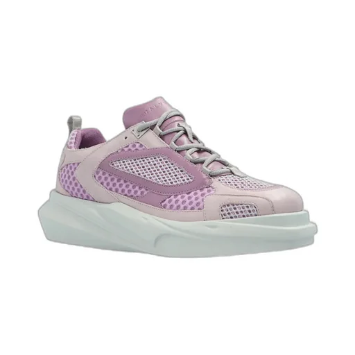 Mesh-Panel Low-Top Sneakers
