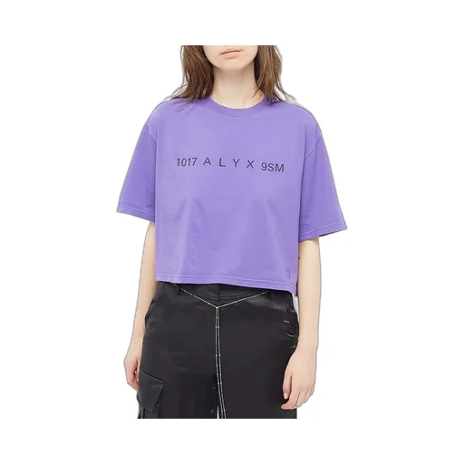 Logo-Print Cropped T-Shirt