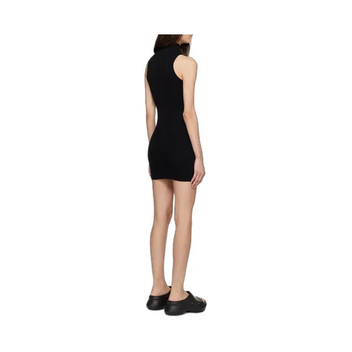 Zip-Up Knit Dress