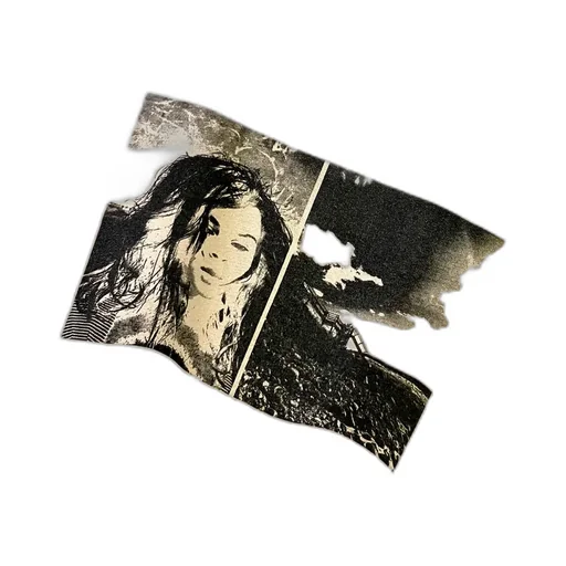 Portrait Printed Short-Sleeved T-Shirt