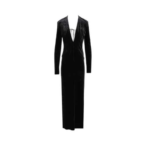 Lara Velvet Maxi Dress