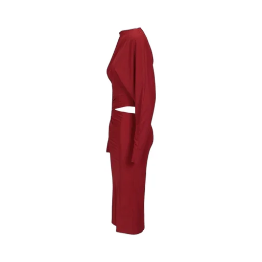 Karubu Draped Midi Dress