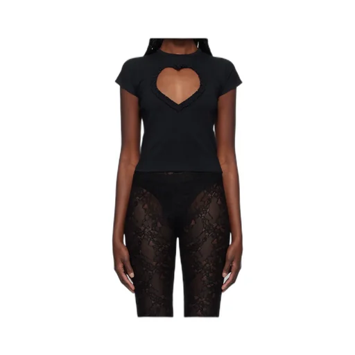 Heart-Shaped Pattern T-Shirt