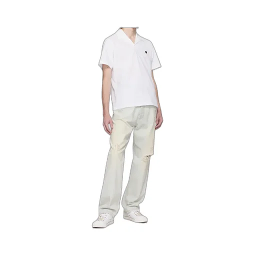 Polo-Collar Short-Sleeve T-Shirt