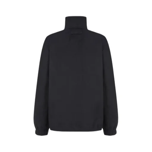 Logo Plaque High-Neck Windbreaker