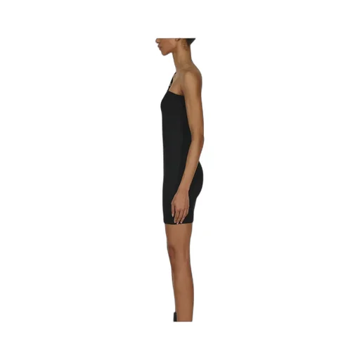Buckle Detailed Knitted Mini Dress